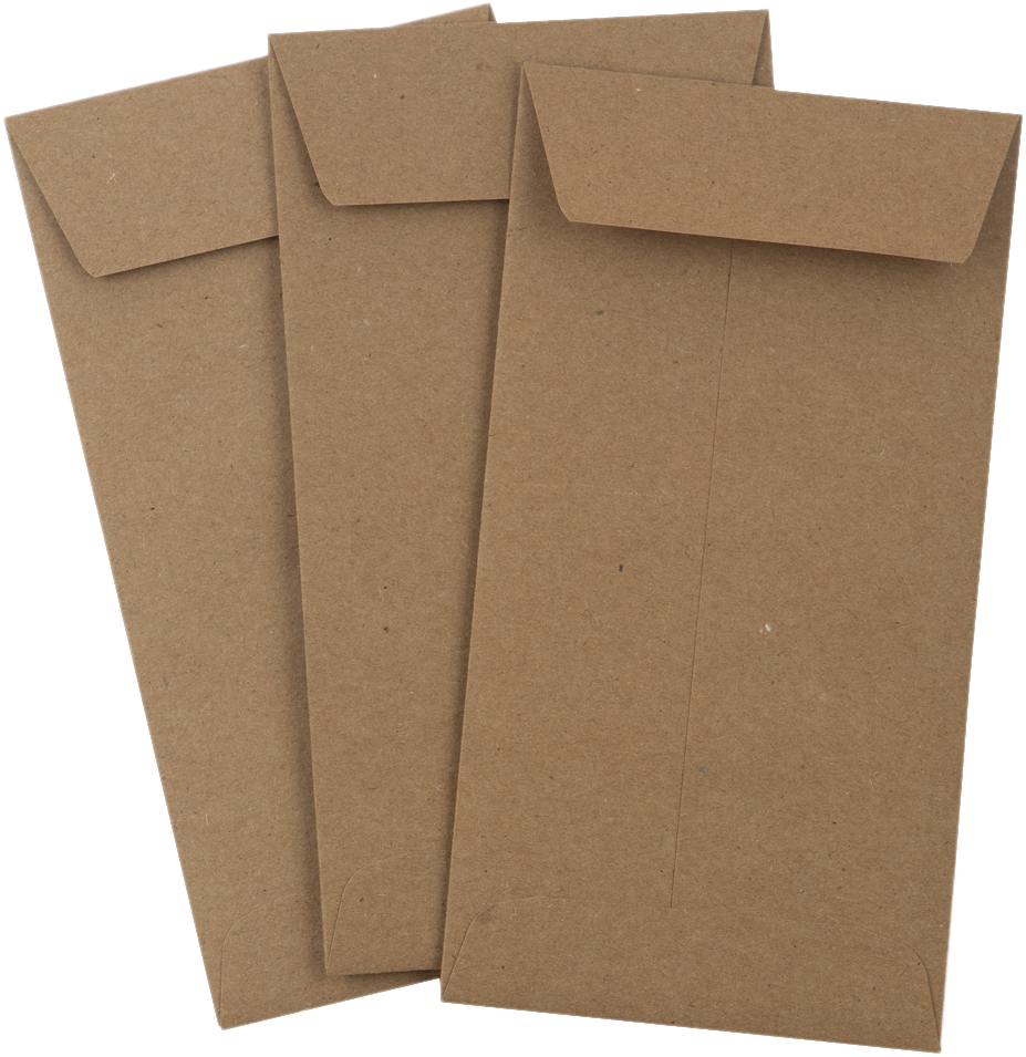 Grocery Bag 28lb #7 Coin Envelopes (3 1/2 x 6 1/2) with Peel & Seal