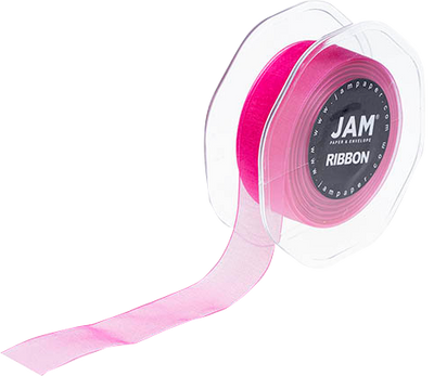 Hot Pink 7/8 Inch x 25 Yards Sheer Ribbon