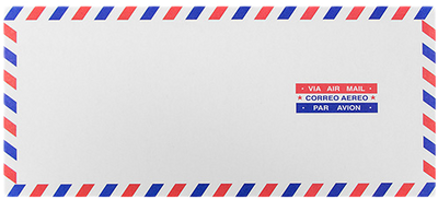 Airmail 20lb #10 Regular Envelopes (4 1/8 x 9 1/2)
