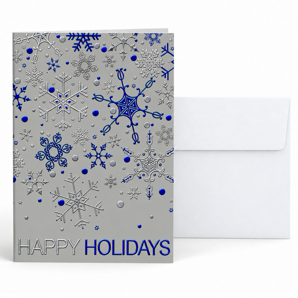 Festive Holiay Wishes 80lb 5 x 7 Foldover Card Set