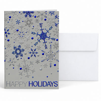 Festive Holiay Wishes 80lb 5 x 7 Foldover Card Set