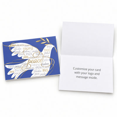 Languages of Peace 80lb 7 x 5 Foldover Card Set