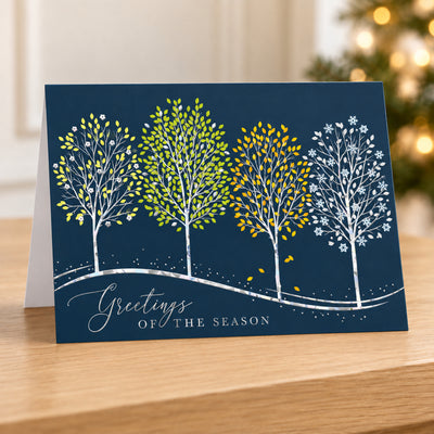 Midnight Seasons 80lb 7 x 5 Foldover Card Set