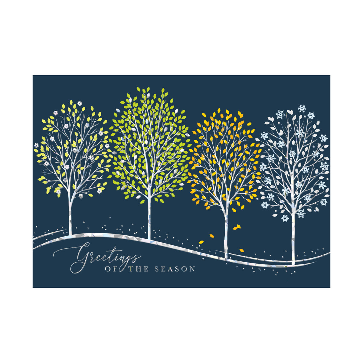 Midnight Seasons 80lb 7 x 5 Foldover Card Set