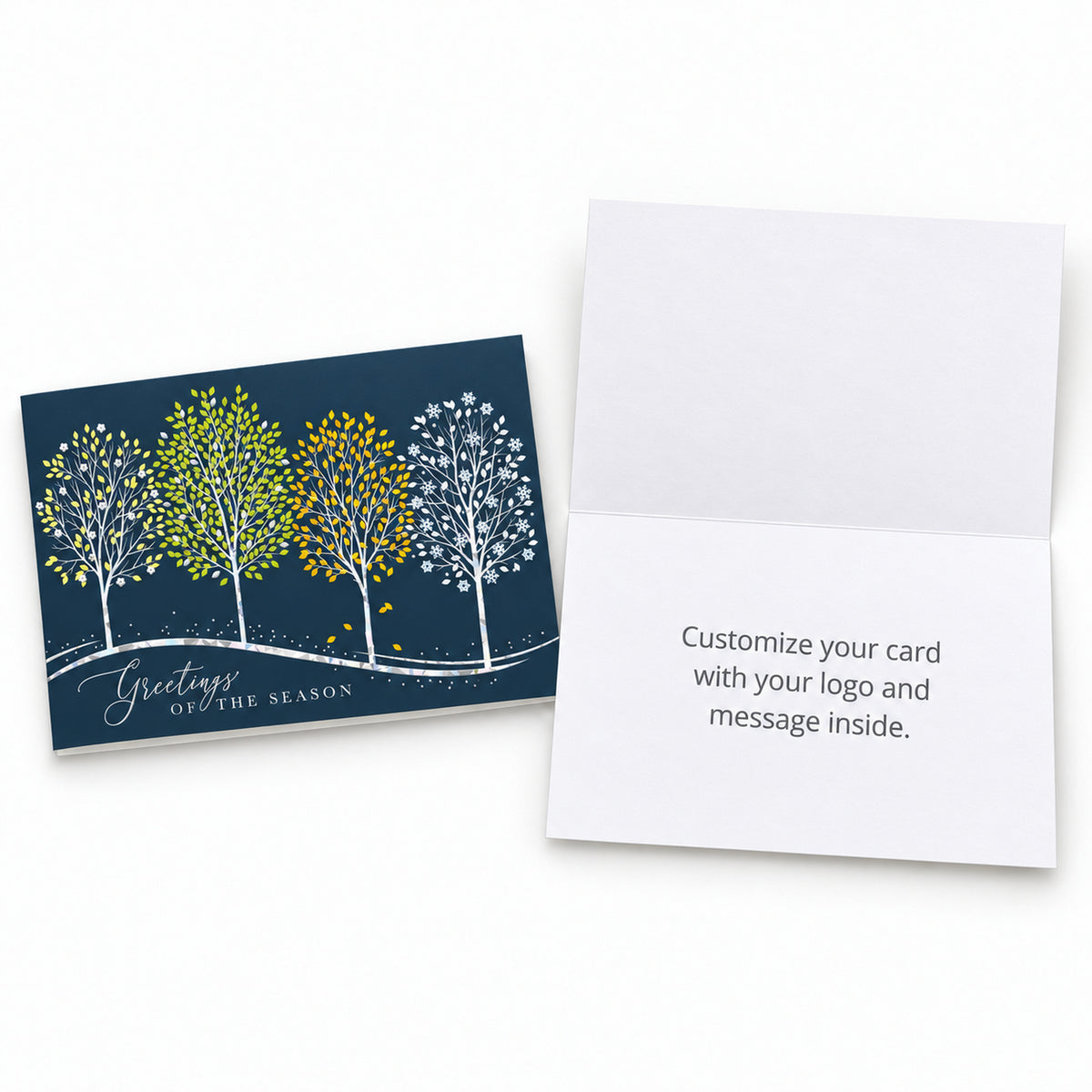 Midnight Seasons 80lb 7 x 5 Foldover Card Set