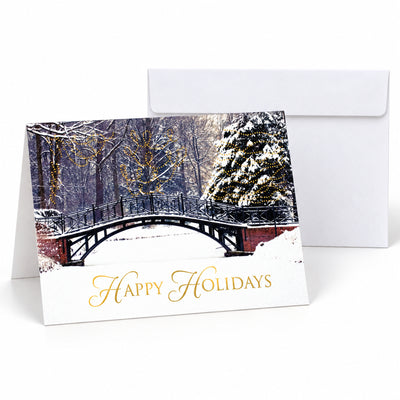 Winter Beauty 80lb 7 x 5 Foldover Card Set