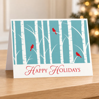 Scarlet Beauty 80lb 7 x 5 Foldover Card Set