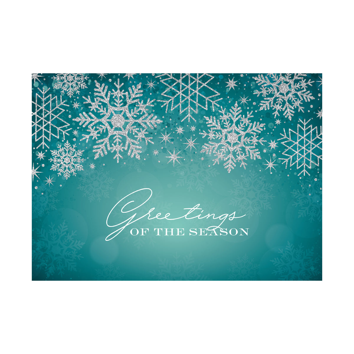 Season's Shimmer 80lb 7 x 5 Foldover Card Set