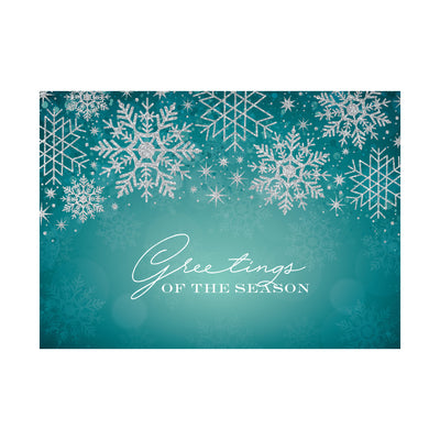Season's Shimmer 80lb 7 x 5 Foldover Card Set