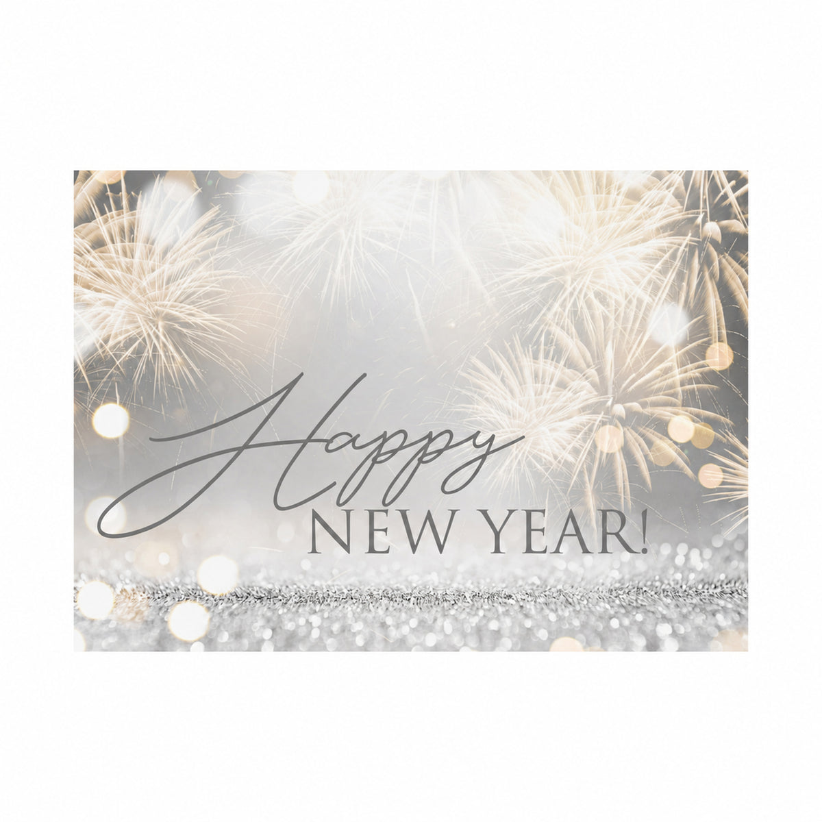 New Year Sparkle 80lb 7 x 5 Foldover Card Set