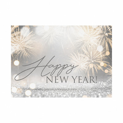 New Year Sparkle 80lb 7 x 5 Foldover Card Set