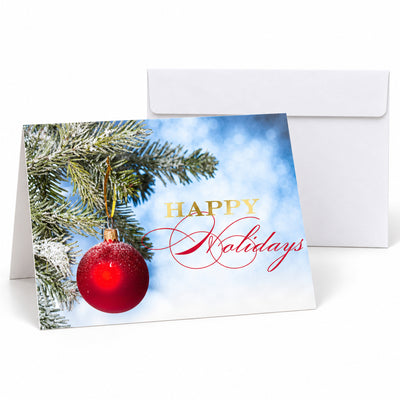 Scarlet Standout 80lb 7 x 5 Foldover Card Set