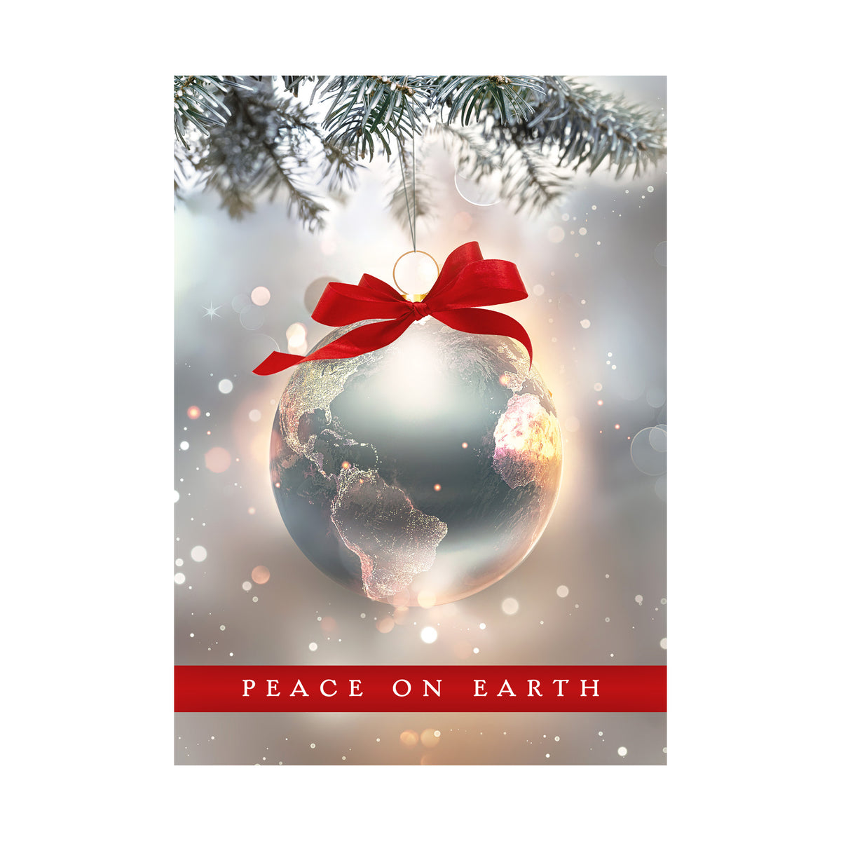 Peace Globe 80lb 5 x 7 Foldover Card Set