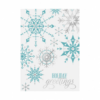 Soft Snowfall 80lb 5 x 7 Foldover Card Set