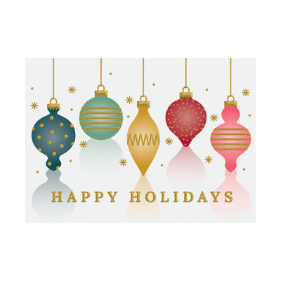 Ornamental Holidays 80lb 7 x 5 Foldover Card Set