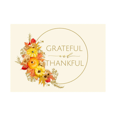 Thankful Always 80lb 7 x 5 Foldover Card Set