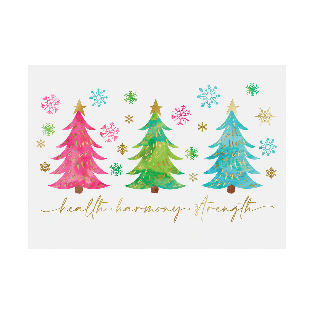 Colorful Greetings 80lb 7 x 5 Foldover Card Set