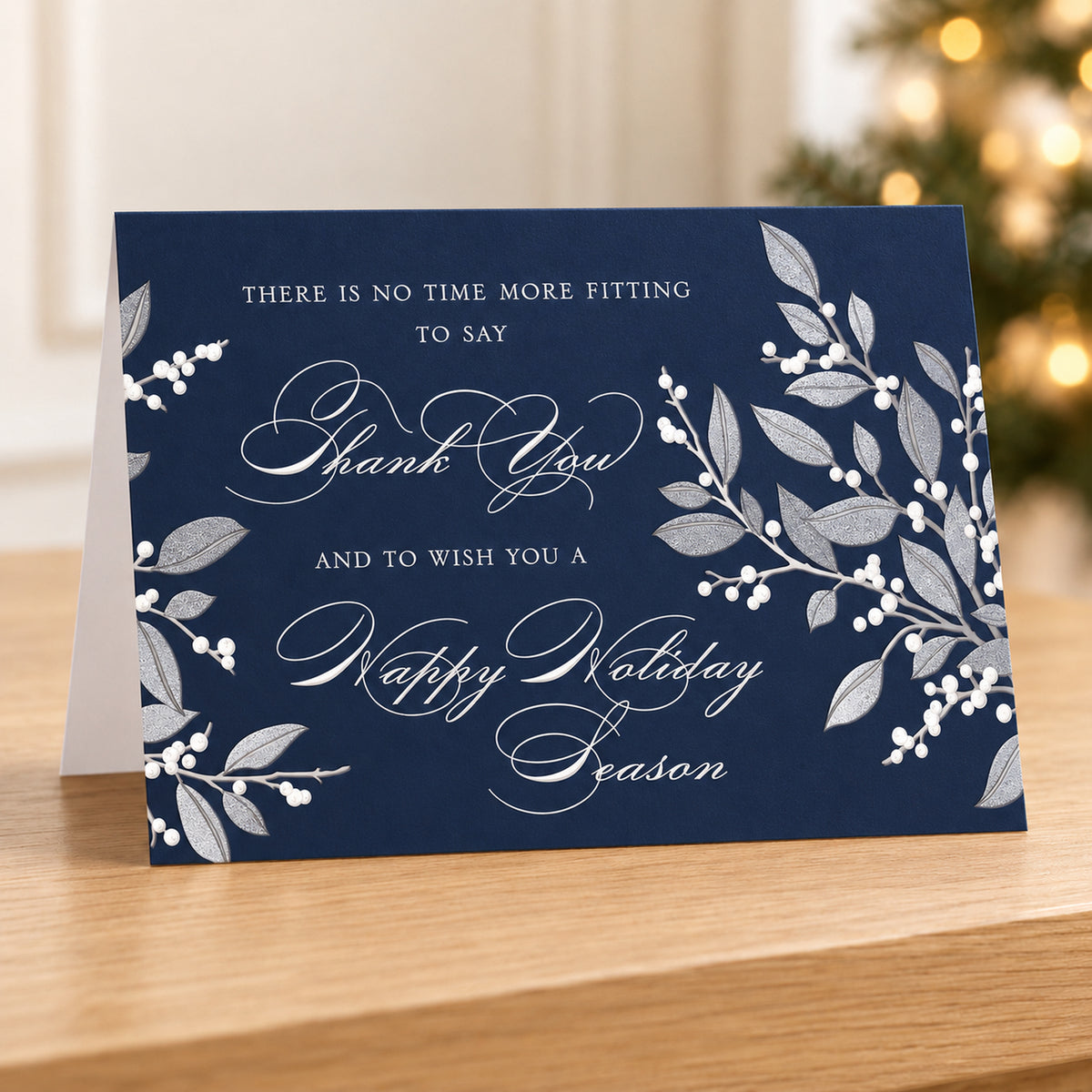 Sterling Appreciation 80lb 7 x 5 Foldover Card Set