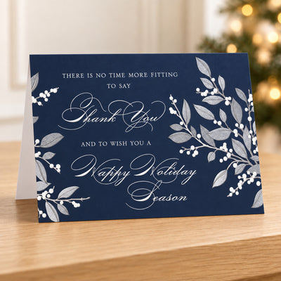 Sterling Appreciation 80lb 7 x 5 Foldover Card Set