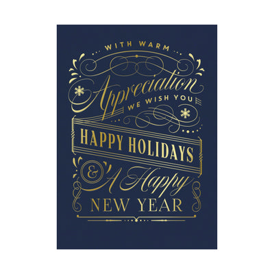 Warm Gratitude 80lb 5 x 7 Foldover Card Set