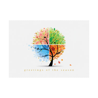 Seasonal Signs 80lb 7 x 5 Foldover Card Set