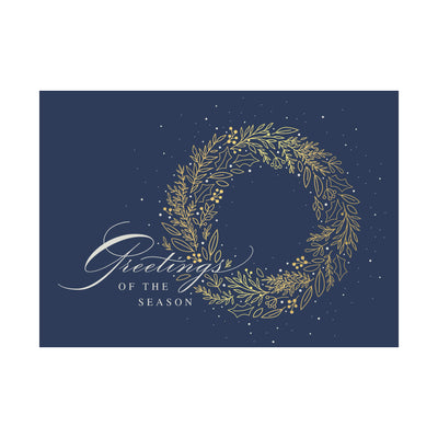 Exquisite Wreath 80lb 5 x 7 Foldover Card Set
