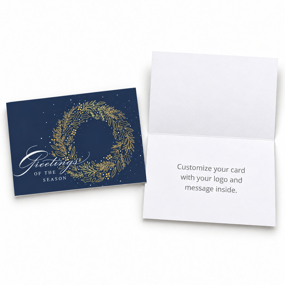 Exquisite Wreath 80lb 5 x 7 Foldover Card Set