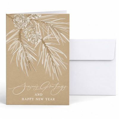Neutral Pine 80lb 5 x 7 Foldover Card Set