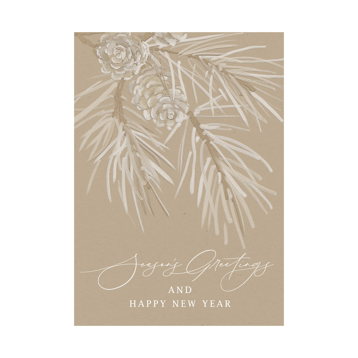 Neutral Pine 80lb 5 x 7 Foldover Card Set