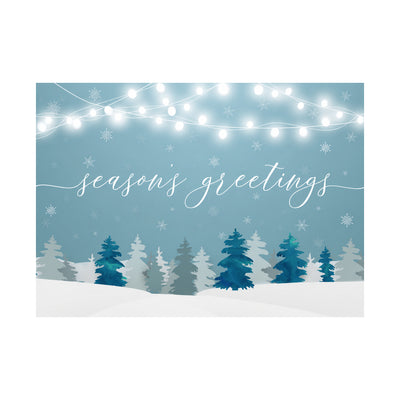 Frosty Greetings 80lb 7 x 5 Foldover Card Set