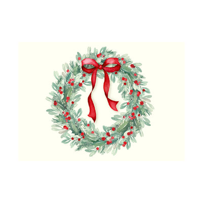 Holiday Simplicity 80lb 7 x 5 Foldover Card Set