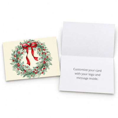 Holiday Simplicity 80lb 7 x 5 Foldover Card Set