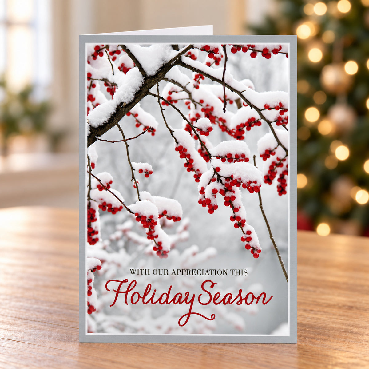 Scarlet Appreciation 80lb 5 x 7 Foldover Card Set