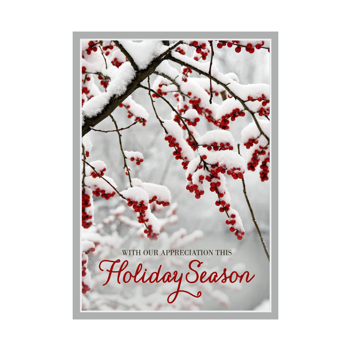 Scarlet Appreciation 80lb 5 x 7 Foldover Card Set