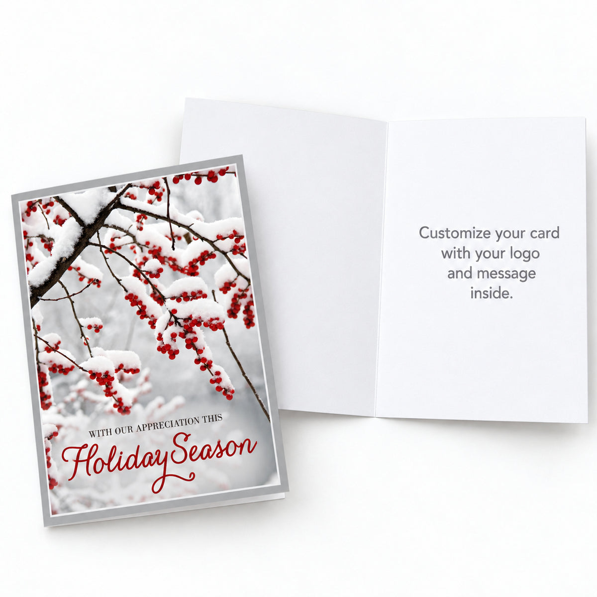 Scarlet Appreciation 80lb 5 x 7 Foldover Card Set