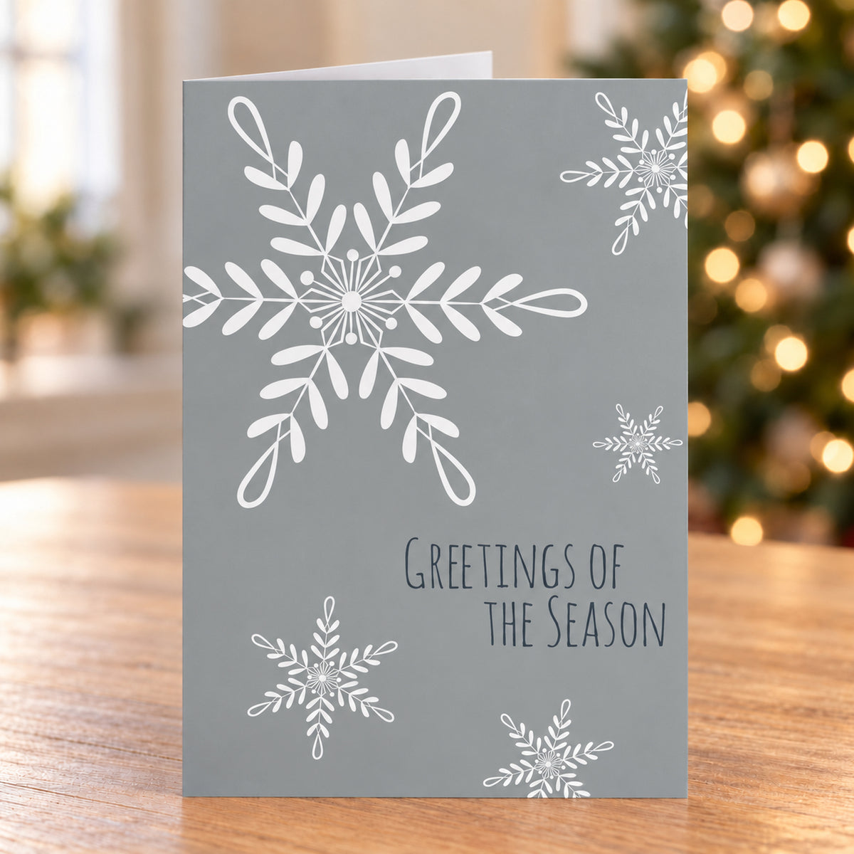 Pewter Greetings 80lb 5 x 7 Foldover Card Set