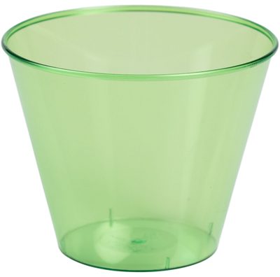 Lime Green 9oz Plastic Tumblers - 72 Pack