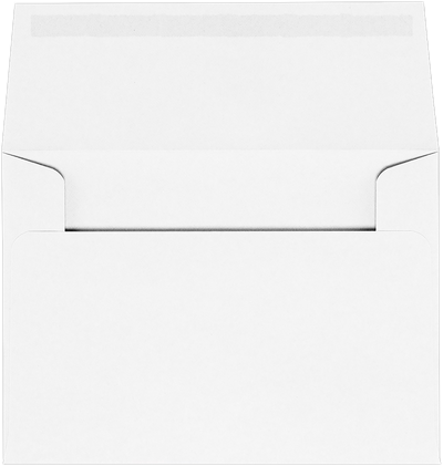 White 24lb A2 Machine Insertable Envelopes (4 3/8 x 5 3/4)