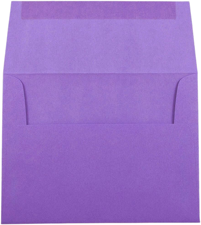 Violet Grape Purple 28lb A2 Invitation Envelopes (4 3/8 x 5 3/4)