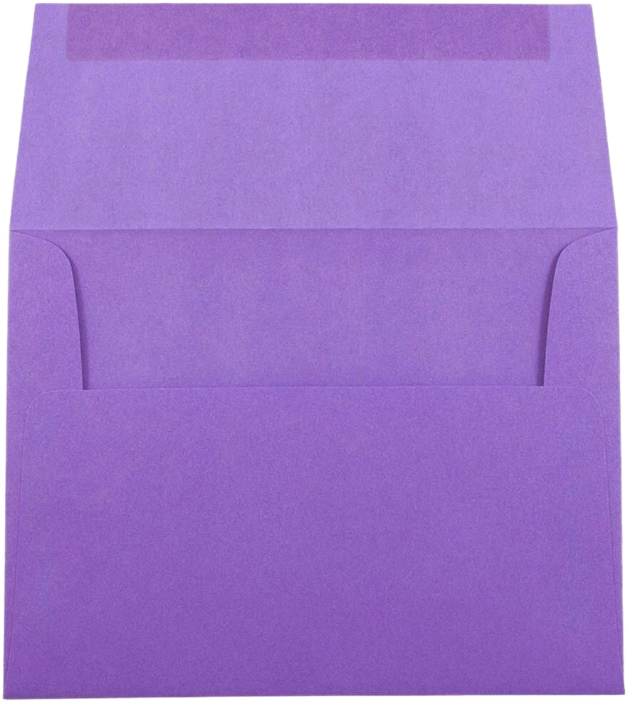 Violet Grape Purple 28lb A2 Invitation Envelopes (4 3/8 x 5 3/4)
