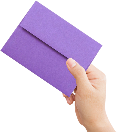 Violet Grape Purple 28lb A2 Invitation Envelopes (4 3/8 x 5 3/4)