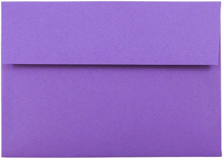 Violet Purple 28lb A7 Invitation Envelopes (5 1/4 x 7 1/4)