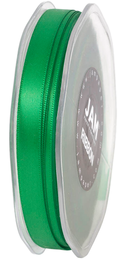 Emerald Green Satin 3/8 Inch Thick x 25 Yards Ribbon