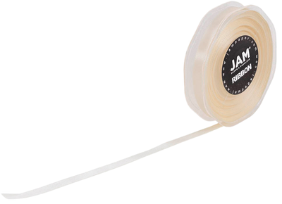 Ivory Satin 3/8 Inch x 25 Yards Ribbon