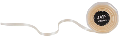 Ivory Satin 3/8 Inch x 25 Yards Ribbon