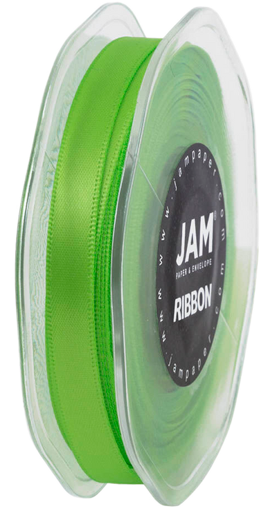 Lime Green 3/8 Inch x 25 Yards Satin Ribbon