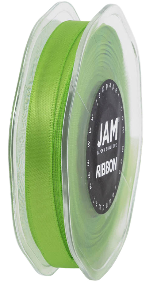 Lime Green 3/8 Inch x 25 Yards Satin Ribbon