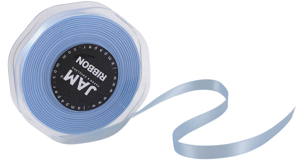 Baby Blue Satin 3/8 Inch x 25 Yards Ribbon