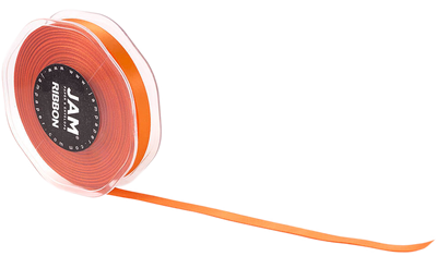 Orange Satin 3/8 Inch x 25 Yards Ribbon