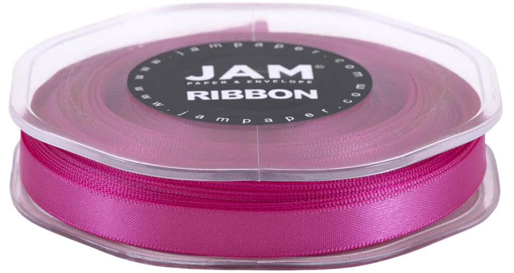 Hot Pink Satin 3/8 Inch x 25 Yards Ribbon